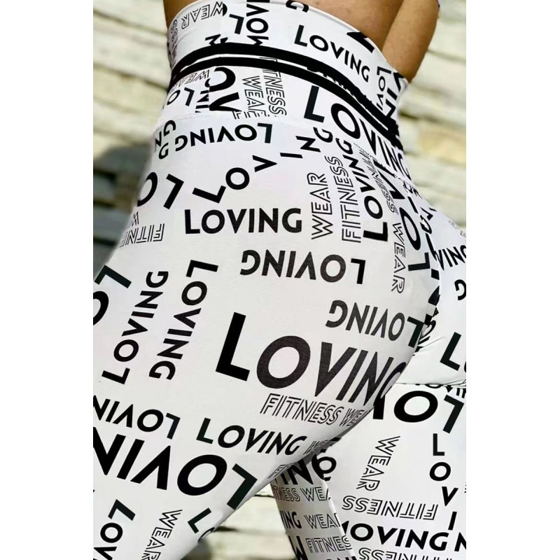 White Casual Sportswear Print Patchwork 